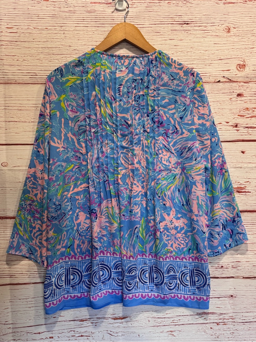 Lilly Pulitzer Marilina Tunic Top in Multi All Together Now Sz M - Picture 10 of 11